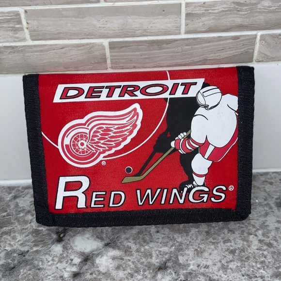 NEW Vintage 1993 NHL Detroit Red Wings Trifold Wallet Never USED - Picture 5 of 5